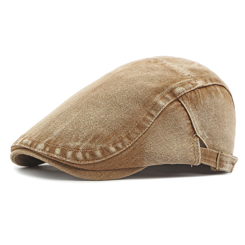 Casquette en denim délavé – Style rétro mixte