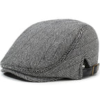 Coffret Gentleman : casquette plate à chevrons