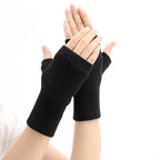Gants mi-doigts en cachemire épais – Mixte, 6 coloris