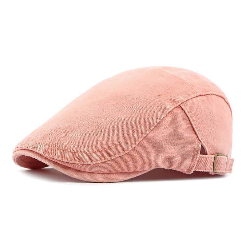 Casquette en denim délavé – Style rétro mixte