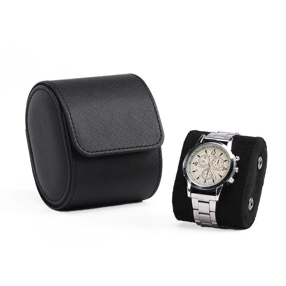 Étui de voyage pour montres en simili cuir – Antichoc