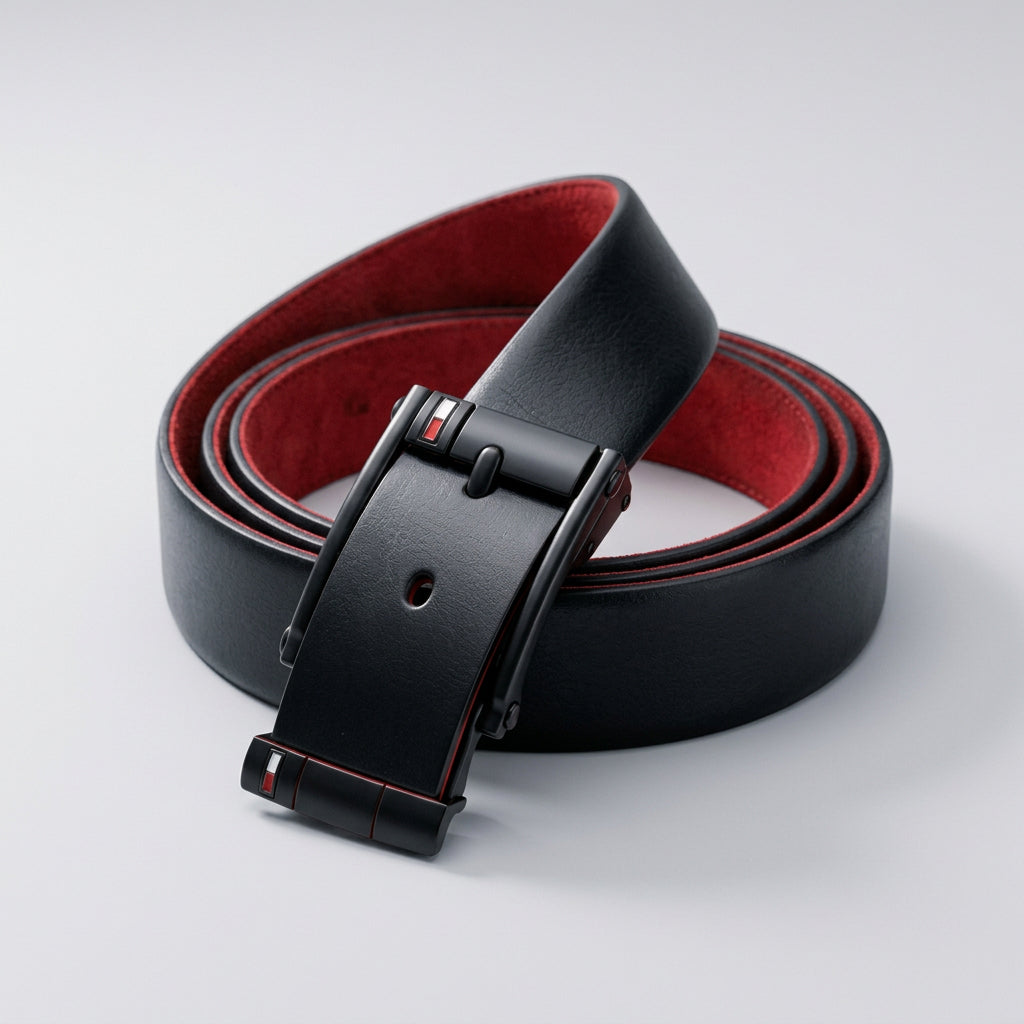 Ceinture homme à boucle ardillon – Style antique, simili cuir