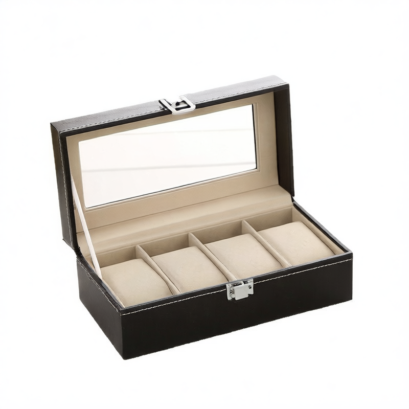 Boîte à montres en simili cuir – De 2 à 24 montres