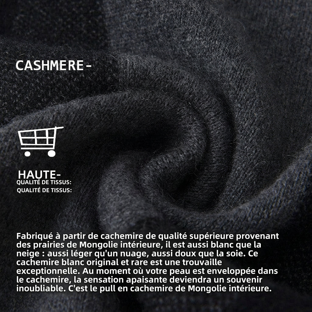Écharpe en pur cachemire tricotée