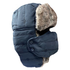 Chapka brodée polaire avec cache-visage – Ski et outdoor, mixte