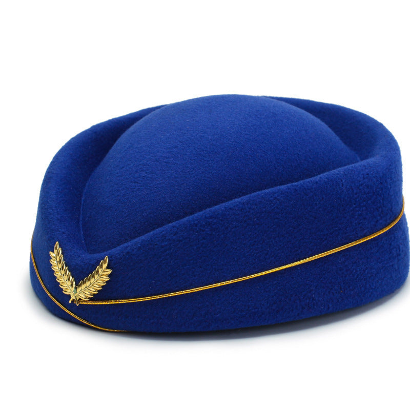 Béret hôtesse en feutre – Style élégant, tenue de scène et bureau