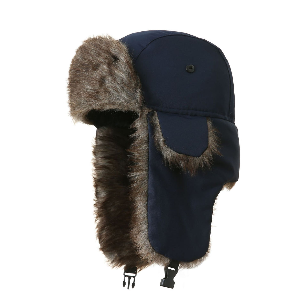 Chapka en polyester velours – Coupe-vent, protège-oreilles et nuque