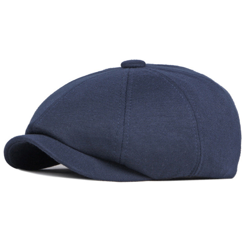 Béret rétro en coton mixte – Style britannique