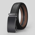 Ceinture homme en cuir de vachette à boucle automatique à motif