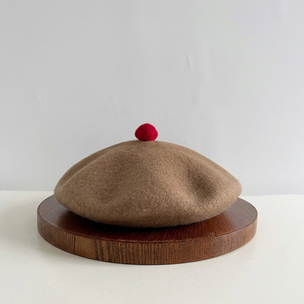 Béret femme en feutre de laine – Style peintre