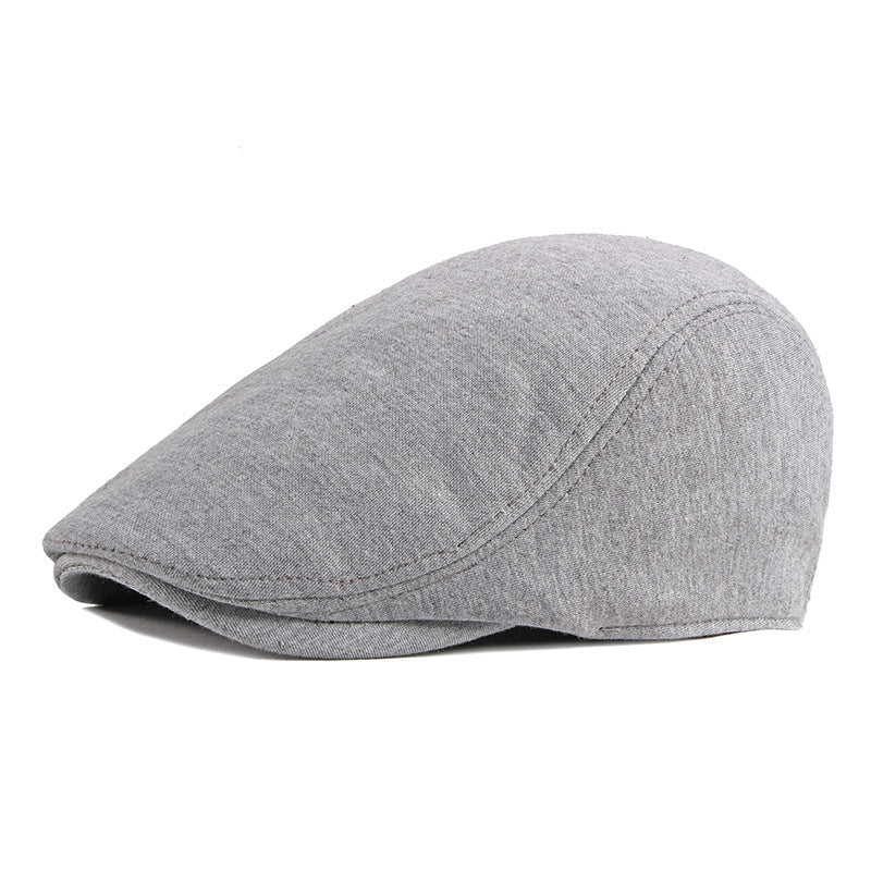 Béret homme réglable en polyester – Dessus plat