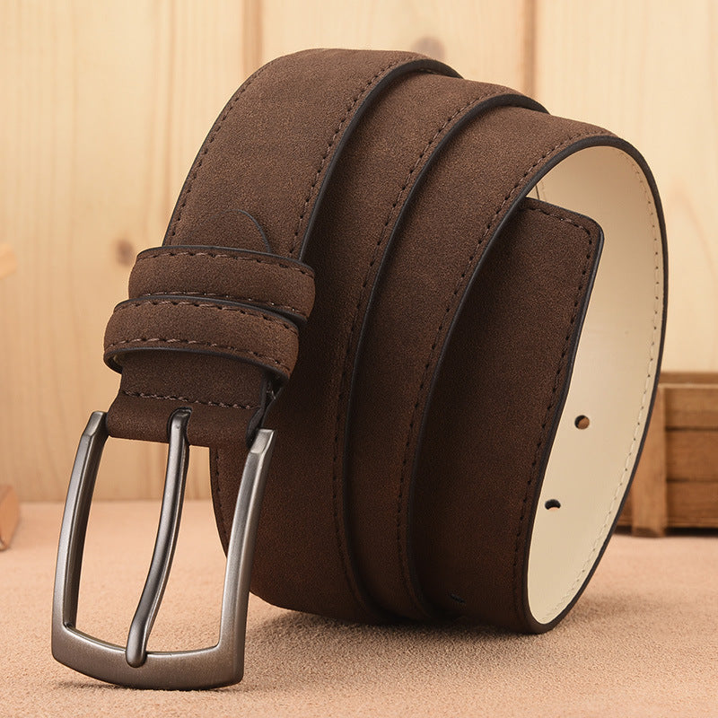 Ceinture homme en simili cuir à boucle ardillon